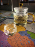 瓷牌茗茶具（cipaiming teaset）瓷牌茗 創(chuàng  )意玻璃茶杯家用主人杯功夫茶具品茗杯 透明《觀(guān)云杯》6個(gè) 曬單實(shí)拍圖