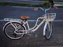 飛鴿（FLYING PIGEON）復古自行車(chē)咖啡車(chē)女士通勤車(chē)青少年大中小學(xué)生老式上班代步單車(chē) 咖啡車(chē)-禧瑪諾7速-輻條輪 綠色 24寸適合150-175cm 曬單實(shí)拍圖