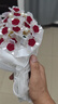 手工花束diy材料包七夕情人節(jié)教師節(jié)禮手工制作永不凋零的玫瑰花 熱戀紅玫瑰33朵材料包 【燈串】 曬單實拍圖