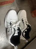 里奇.喬丹   RICKY JORDAN秋季2025新款男鞋運動(dòng)鞋大碼牛筋底皮面運動(dòng)鞋休閑減震防臭跑步鞋 白色【皮面款】 43 曬單實(shí)拍圖