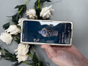 智父榮耀magic v5手機殼新款v5折疊屏保護殼真皮鏡頭支架magicv5中軸全包超薄電鍍邊框防摔高級感外殼 【曙光金-高清】頭層牛皮丨殼膜一體丨鏡頭支架 曬單實(shí)拍圖