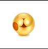 沃爾金黃金轉(zhuǎn)運珠小金珠足金999重版加厚散珠黃金光面金珠古法珠手串DIY 0.8g，4mm光珠重版4顆 曬單實拍圖