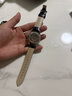 天梭表帶1853力洛克原裝款皮帶真皮手表帶T006/T41男女T063俊雅19 TS黑色黑線+銀色蝴蝶扣 19毫米【表帶接口寬度】 曬單實拍圖