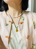 波司登（BOSIDENG）輕薄羽絨服女短款90絨小香風(fēng)商務(wù)通勤翻領(lǐng)菱格紋干練保暖外套 霜杏米7433 S 160/84A 曬單實(shí)拍圖