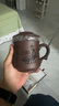 金鑲玉 茶杯 辦公杯宜興紫砂原礦辦公杯茶水分離內(nèi)膽禮盒 荷塘月色350ml 曬單實(shí)拍圖
