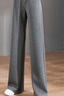 皮爾卡丹純棉運動(dòng)褲女2025春秋款寬松大碼百搭高腰顯瘦彈力松緊腰遮肉闊腿 春秋深灰色闊腿/長(cháng)褲 XL 115-135斤 曬單實(shí)拍圖