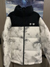 李寧（LI-NING）短款羽絨服秋冬季男女同款保暖防風(fēng)防寒戶外面包服潮流連帽外套 白色/黑色 【羽絨服】 XL 曬單實(shí)拍圖