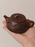 藏壺天下【政府補(bǔ)貼】宜興紫砂壺純手工刻繪茶壺家用茶具紫泥荷趣石瓢壺 曬單實(shí)拍圖