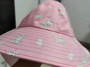 卡爾美（KELME）兒童防曬帽男女童遮陽(yáng)帽子寶寶太陽(yáng)帽大帽檐海邊沙灘3-6歲漁夫帽 曬單實(shí)拍圖