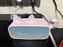 天貓精靈 IN糖3智能音箱家用智能音響聲控藍牙音箱無線藍牙音響語音控制鬧鐘音箱兒童藍貓小音響天喵官方店 IN糖3天真藍（貓咪粉保護套） 官方標配 曬單實拍圖