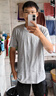 優(yōu)衣庫男裝/男女同款百變T快干圓領(lǐng)T恤短袖素色T恤打底衫475358 475358/03灰色 L /175/100A 曬單實(shí)拍圖