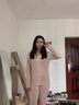 頌感秋衣秋褲女純棉套裝保暖內衣棉毛衫女士打底線(xiàn)衣線(xiàn)褲襯衣襯褲大碼 豆沙紫 XL （建議110-130斤） 曬單實(shí)拍圖