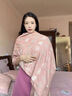 MITHAOL KUSC圍巾女2025秋冬新款清新蝴蝶明星同款保暖披肩女送老婆生日禮物 6007款 粉色【高檔禮盒裝】 曬單實拍圖