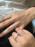 卡蒂羅熠熠浪漫情侶對(duì)戒999銀戒指求婚可調(diào)節(jié)七夕情人節(jié)禮物送男女友 【999銀 可刻字】熠熠浪漫對(duì)戒 曬單實(shí)拍圖