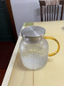 京東京造 涼水壺 耐熱耐高溫玻璃冷水壺茶水分離泡茶杯1.2L 曬單實(shí)拍圖