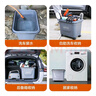 億力40L移動(dòng)式水箱帶滾輪 大收納箱 金屬手柄 儲水洗車(chē)收納工具 曬單實(shí)拍圖
