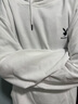 花花公子（PLAYBOY）衛(wèi)衣男連帽春秋新款休閑寬松韓版長(zhǎng)袖t恤男時(shí)尚百搭潮流打底衫男 Q-ZDHH122白色 XL 曬單實(shí)拍圖