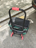 君魄拉桿工具包方形大容量耐用拉桿式工具袋多功能水電工維修裝修工用 18寸方包塑底+鋼管拉桿帶4小輪 曬單實(shí)拍圖