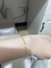千葉珠寶 足金莫桑鉆手鏈 幸福未央璀璨莫桑經(jīng)典四葉古法金藝計價(jià)生日 黃金手鏈/支持多退少補鏈長(cháng)約16cm 金重約3.11g 曬單實(shí)拍圖