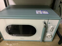 美的（Midea）小滋味微波爐家用小型 復古旋鈕薄荷曼波風(fēng) 一級能效平板變頻輕音M1G1 曬單實(shí)拍圖