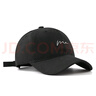 卡帝樂(lè )鱷魚(yú)（CARTELO）棒球帽女士四季戶(hù)外遮陽(yáng)防曬帽子女顯臉小百搭刺繡鴨舌帽男 黑色  曬單實(shí)拍圖