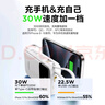 品勝【3C認證】充電寶自帶三線(xiàn)20000毫安大容量可上飛機30W快充移動(dòng)電源適用蘋(píng)果17promax小米華為白 曬單實(shí)拍圖