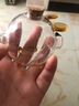筏芯透明存錢(qián)罐金豆豆小豬玻璃瓶小金豆收納瓶許愿瓶金豆豆收納瓶網(wǎng)紅 小豬瓶+木底座：愛(ài)如海深 曬單實(shí)拍圖
