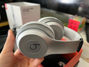 beats Solo3 Wireless 頭戴式無線藍牙耳機 運動跑步游戲耳機 魔音耳機帶麥兼容蘋果安卓 手機耳麥 銀色【包裝拆封】 曬單實拍圖