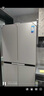 美的（Midea）餐邊柜427升45cm十字四開門超薄零嵌入PST+急速凈味一級雙變頻三循環(huán)風冷無霜玻璃面板家用電冰箱 BCD-427WUSGPZM月光米 曬單實拍圖