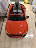 星辰皓寶馬M5兒童電動(dòng)車(chē)四輪汽車(chē)遙控玩具車(chē)可坐人小孩寶寶童車(chē)帶推桿 紅色【軟輪+皮座+搖擺+站板】 曬單實(shí)拍圖