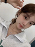 ONEVAN925銀針小碎鉆水滴耳釘女輕奢感氣質(zhì)耳環(huán)小眾耳飾耳釘2025年新款 小碎鉆水滴耳釘-s925銀針 曬單實(shí)拍圖