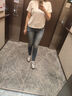 Levi's李維斯25年春夏新款女士721破洞水洗高腰修身牛仔褲18882 藍色 28 (28) 曬單實(shí)拍圖
