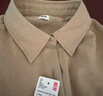 優(yōu)衣庫女裝法蘭絨箱型襯衫/長(cháng)袖襯衣480832 31 米色 XL /165/92A 曬單實(shí)拍圖
