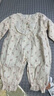 班喜迪嬰兒衣服秋裝嬰幼兒連體衣寶寶外出服哈衣春秋季洋氣公主碎花爬服 米色 80cm 曬單實(shí)拍圖