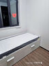 宜家（IKEA）BRIMNES百靈坐臥兩用床折疊儲(chǔ)物收納沙發(fā)床 白色兩用床架帶雙屜 80x200cm 曬單實(shí)拍圖