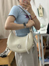 蔻一（Cnoles）【趙昭儀同款】弦月腋下包包女士大容量斜挎包高級感單肩托特包 曬單實(shí)拍圖