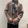 蒙口比鄰正品 圍巾秋冬季保暖防寒休閑韓版百搭男女生圍脖生日禮物 灰色 曬單實(shí)拍圖
