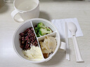 安雅飯盒蒸碗微波爐加熱保溫上班族小學(xué)生專(zhuān)用分格泡面便攜食品級PP5 【買(mǎi)2贈1】白色便當盒三件套 曬單實(shí)拍圖