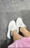 百麗厚底小白鞋女學(xué)生商場(chǎng)同款撞色板鞋Z2U1DCM5 黑尾翼 37 曬單實(shí)拍圖