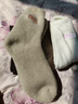 FitonTon3雙【35%羊毛襪】襪子女加厚冬季保暖中筒襪毛圈東北抗寒長襪 曬單實拍圖
