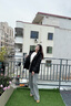 鴨鴨（YAYA）時(shí)空道宇連帽情侶羽絨服男女短款防風(fēng)保暖冬季新款韓版寬松面包服 星空黑色 L 【建議130-150斤】 曬單實(shí)拍圖