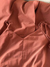 無印良品（MUJI） 女式 易干彈力泡泡紗 背帶褲 女裝夏季連體褲吊帶BC2JRA4S 磚紅色 M （160/84A） 曬單實拍圖