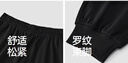 森馬（Semir）休閑褲女簡約松緊腰長褲ins潮秋季基礎純色束腳顯瘦101524127016 曬單實拍圖
