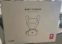 babycare腰凳嬰兒背帶多功能減震四季抱娃神器解放雙手透氣輕薄款卡斯爾灰 曬單實(shí)拍圖
