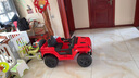 星辰皓吉普兒童電動(dòng)車(chē)四驅寶寶四輪玩具可坐小孩遙控越野牧馬人 【紅色】四驅+遙控+皮座+軟輪 曬單實(shí)拍圖