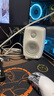 真力（Genelec） G One G1 G1B 專業(yè)級HIFI有源音箱 極地白 支架組合 | G1*2+線纜+桌面支架 曬單實拍圖