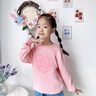 真維斯童裝女童秋季套裝2025新款中大童秋裝兩件套兒童超好看衛衣牛仔褲 【省心套裝】蜜桃粉+淺藍07 140 曬單實(shí)拍圖