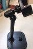 領臣手機支架桌面自拍直播可升降俯拍ipad平板通用懶人追劇拍視頻神器可旋轉(zhuǎn)多功能手機款 炫酷黑 曬單實拍圖