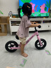 酷騎兒童平衡車(chē)1-5歲寶寶滑步車(chē)10寸輕便車(chē)身免安裝初學(xué)者S2櫻霞粉 曬單實(shí)拍圖