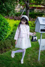 G.DUCKKIDS小黃鴨女童連衣裙秋裝2025新款洋氣兒童小香風(fēng)公主裙外套女孩裙子 粉色 120 建議5~6歲【110-120cm】cm 曬單實(shí)拍圖